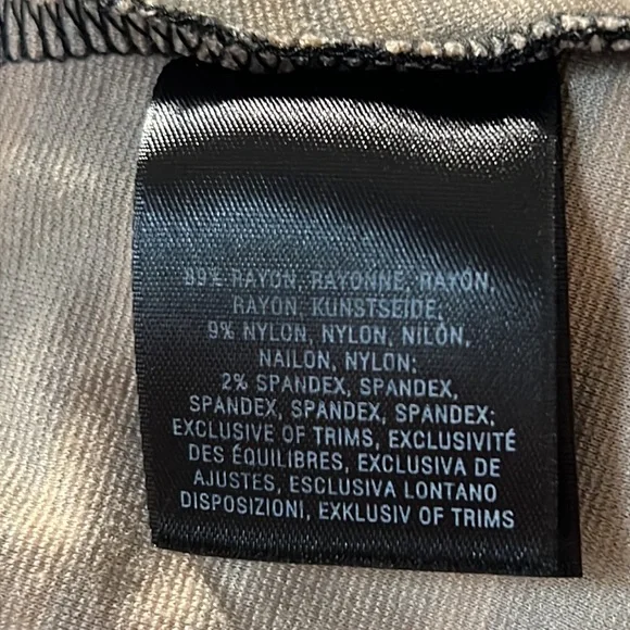 Anthropologie HD in Paris. EUC. Black and tan patterned dress. Size XSMALL - Picture 5 of 6